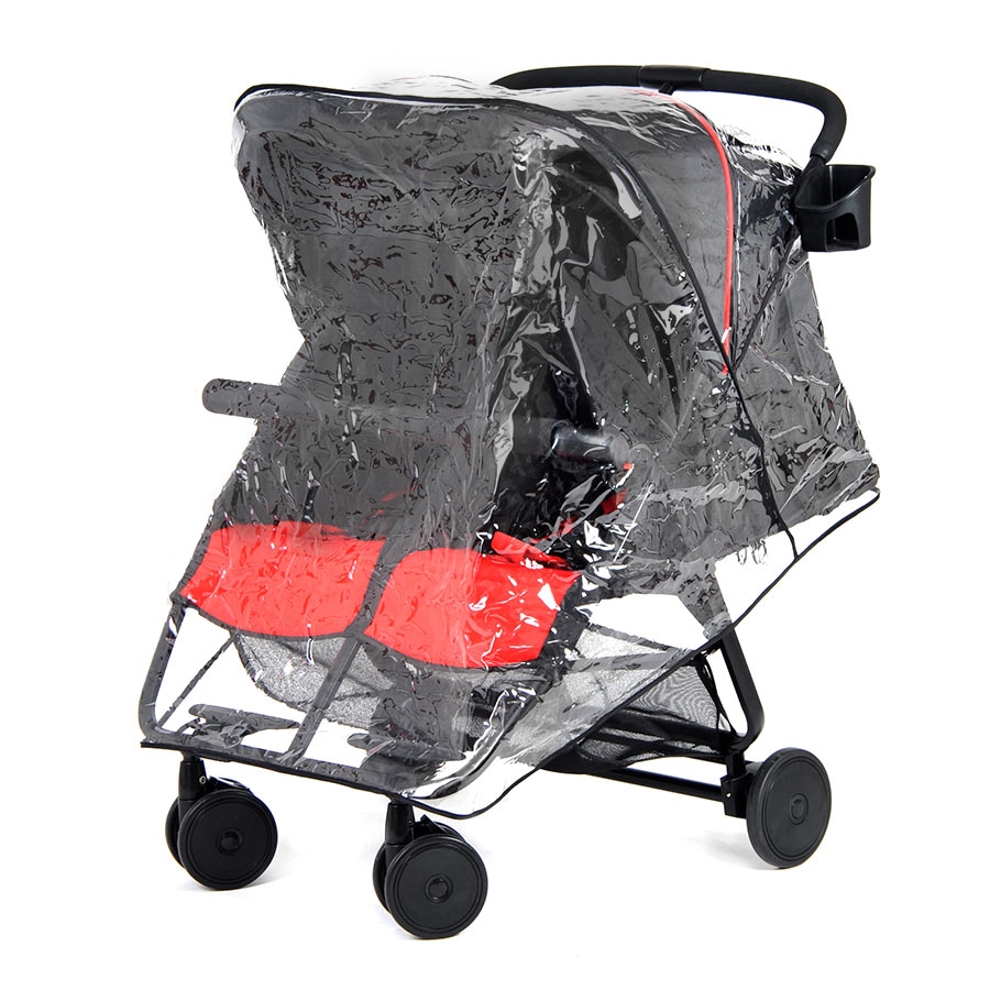 Cobertor de Lluvia Cochecito DUO Transparente