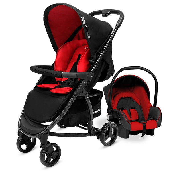 Cochecito MONACO Accesorios Rojo