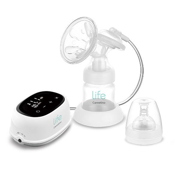 Sacaleche Eléctrico con Mamadera Gris