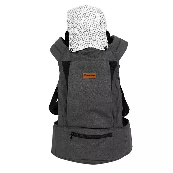 Mochila Porta Bebe Gris oscuro